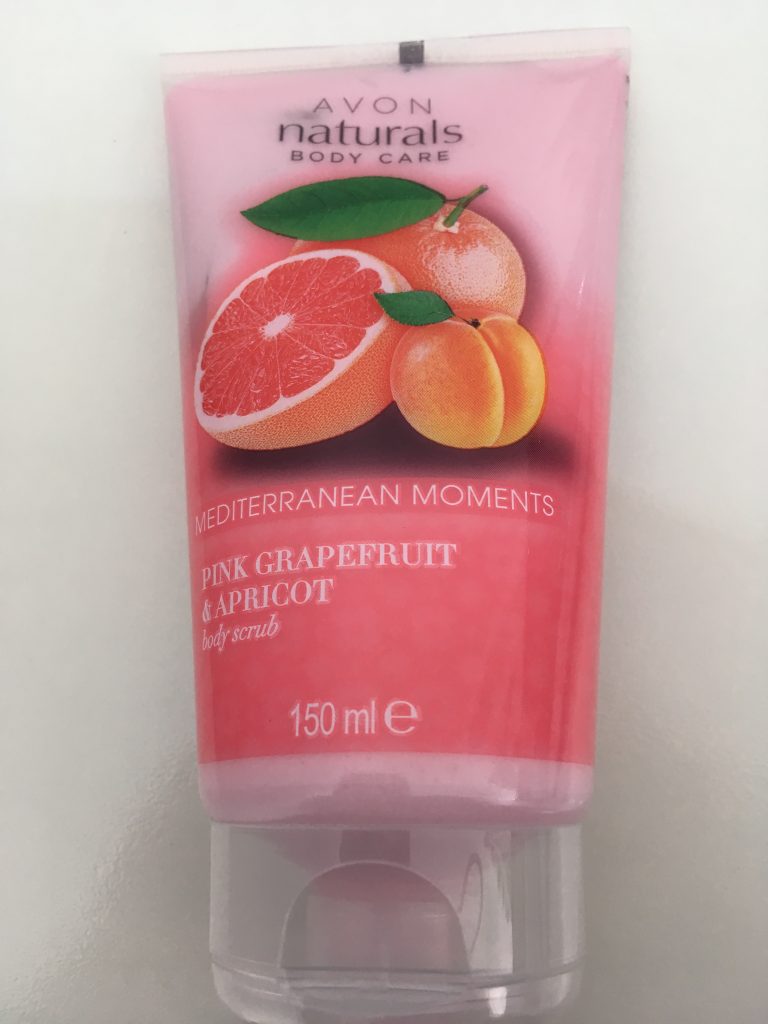 Avon Naturals Pink Grapefruit & Apricot Body Scrub 150ml The Make Up Box